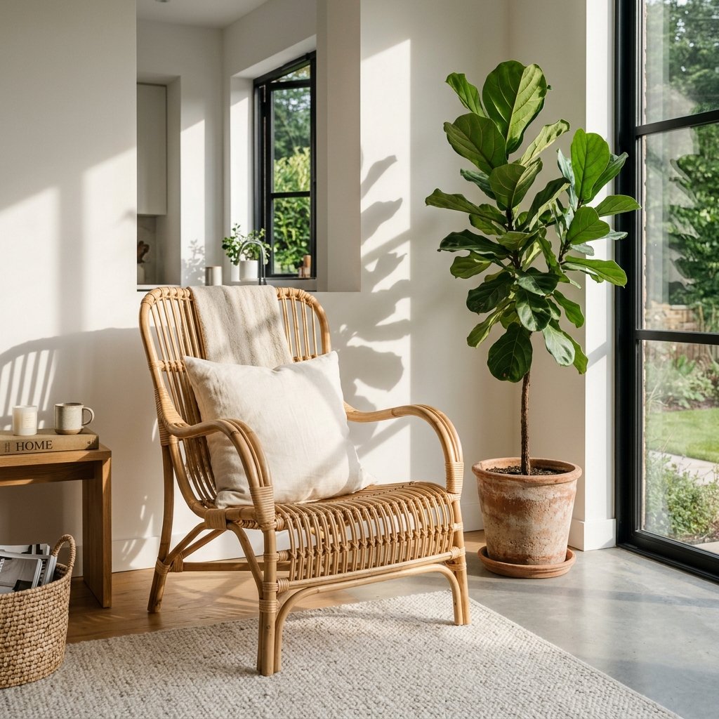 Aria Rattan Lounge Chair Styled Visualizer
